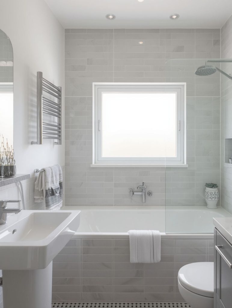 New bathroom renovated in semi d house