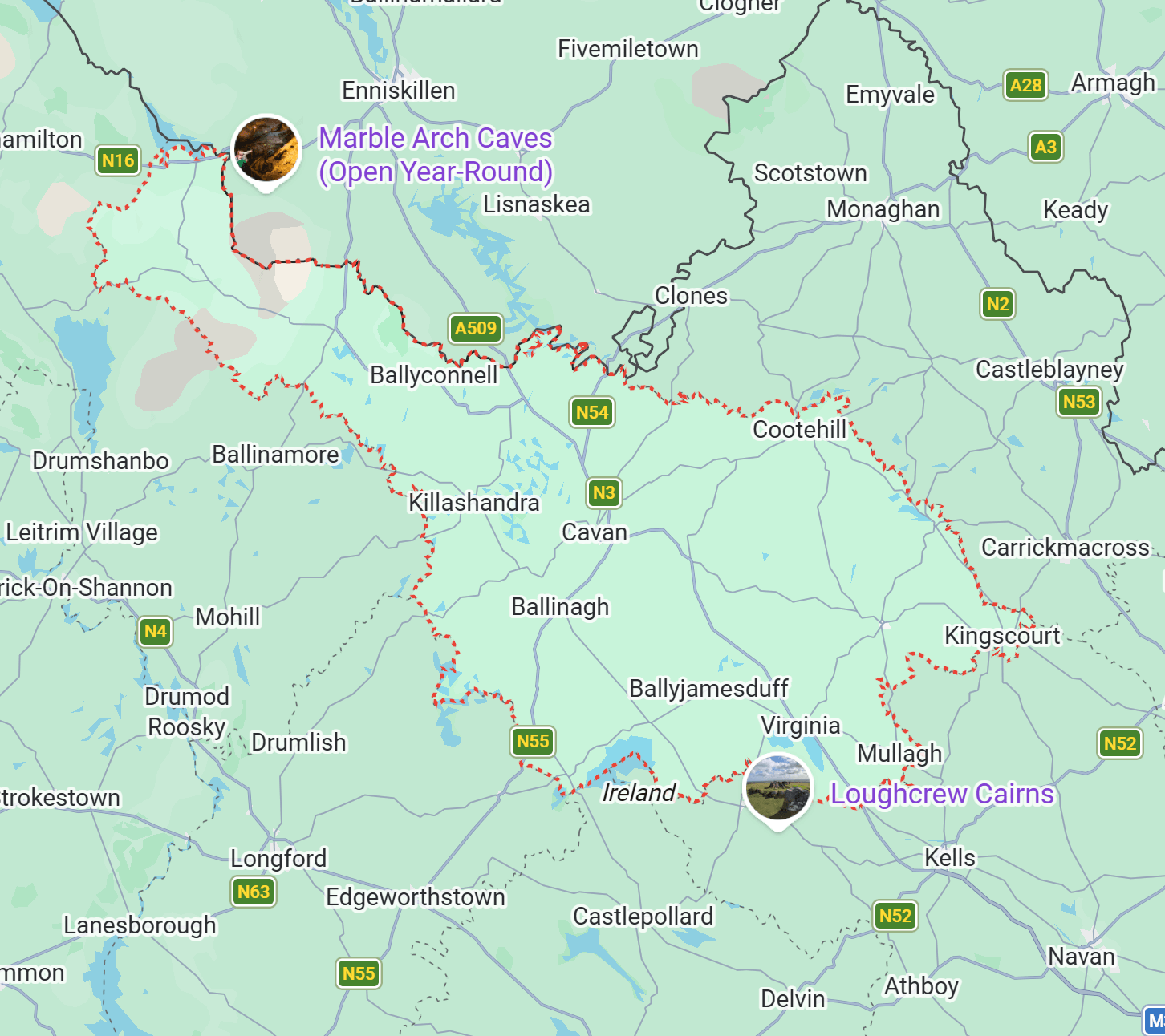 cavan map