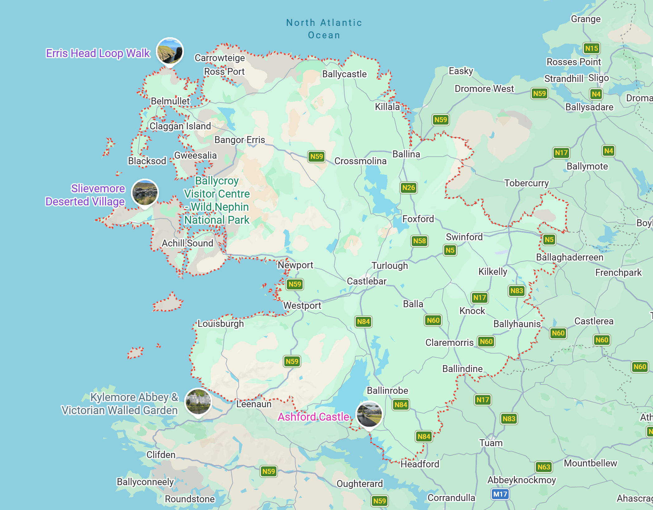 Mayo map