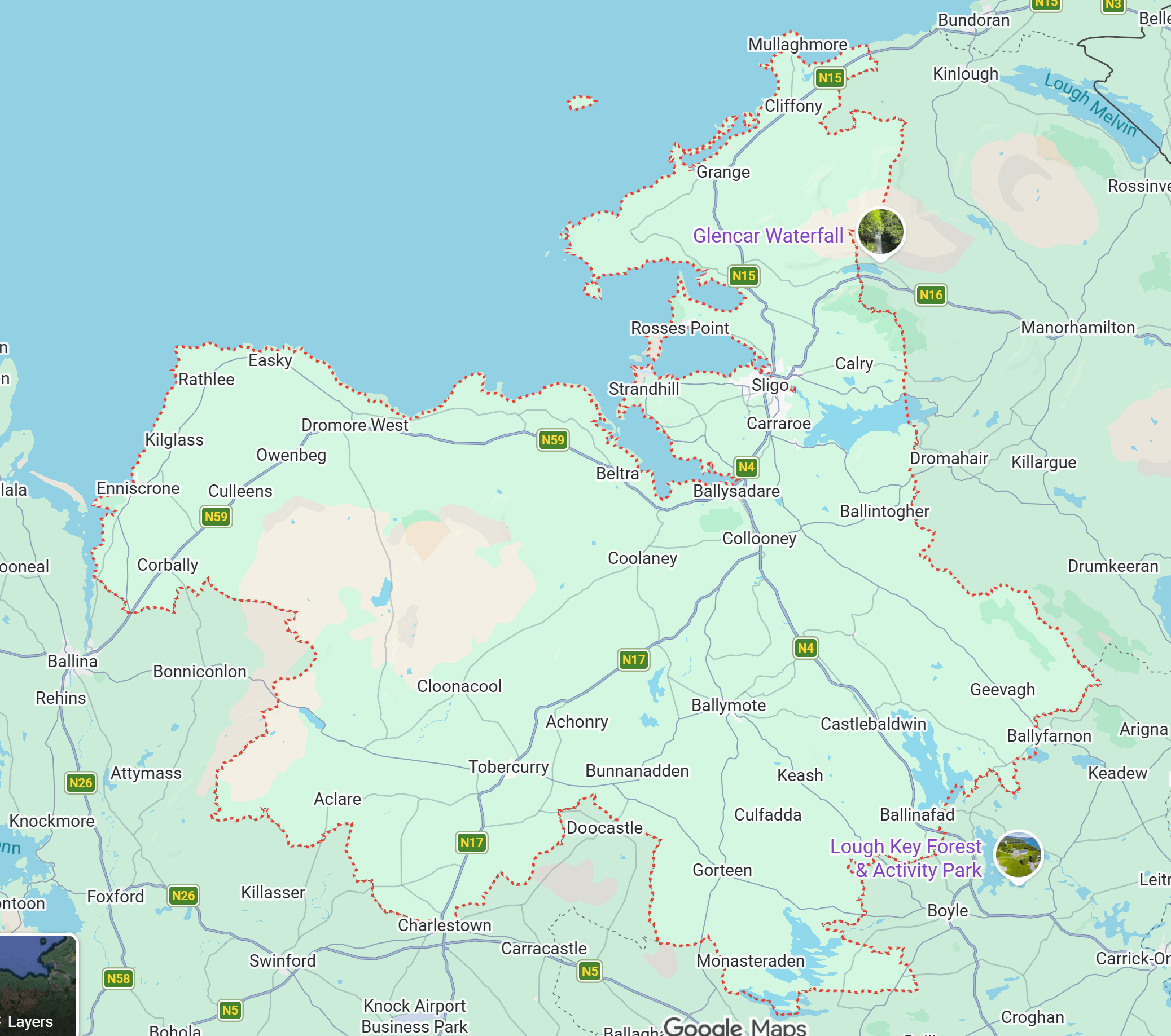 Sligo map